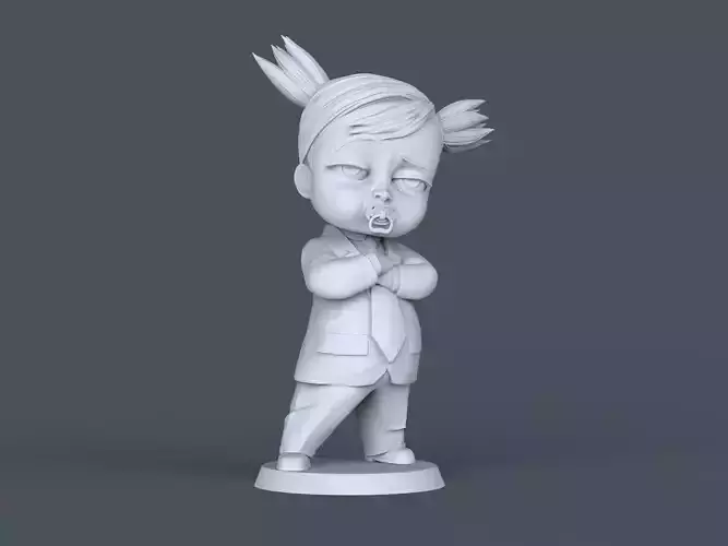 Boss Baby-girl 3D print model