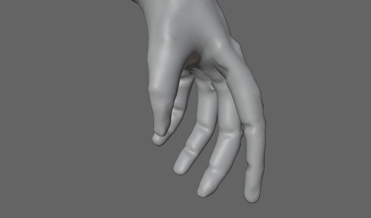 Man Muscled - Base Mesh 3D model_22