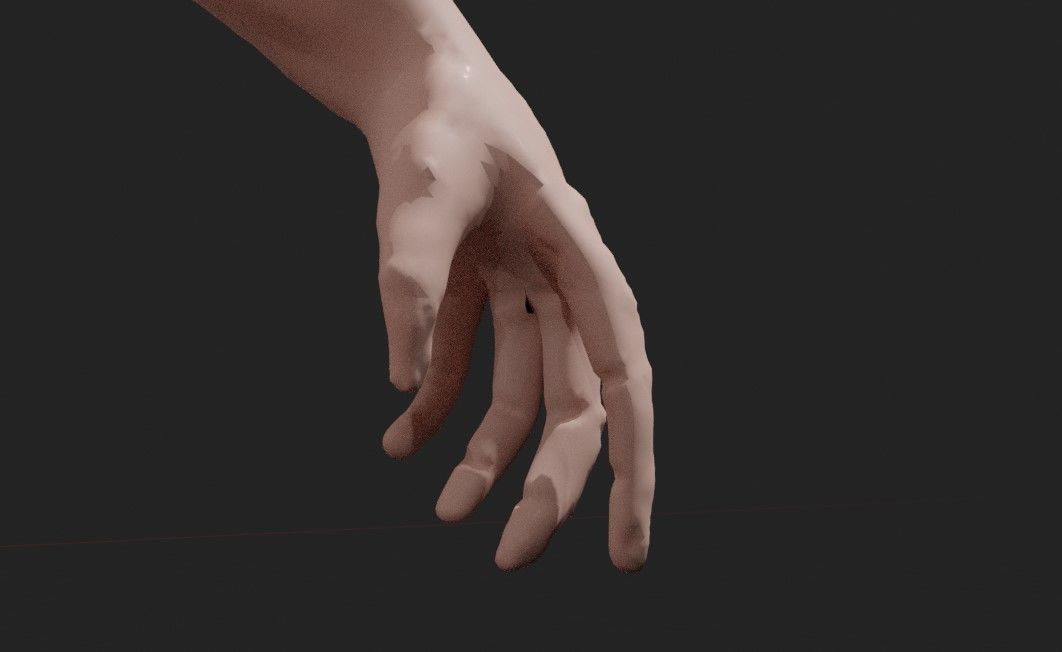 Man Muscled - Base Mesh 3D model_12