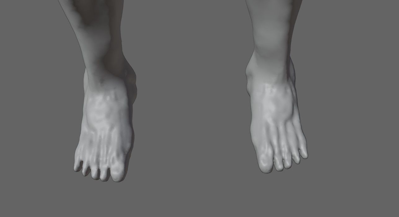 Man Muscled - Base Mesh 3D model_23
