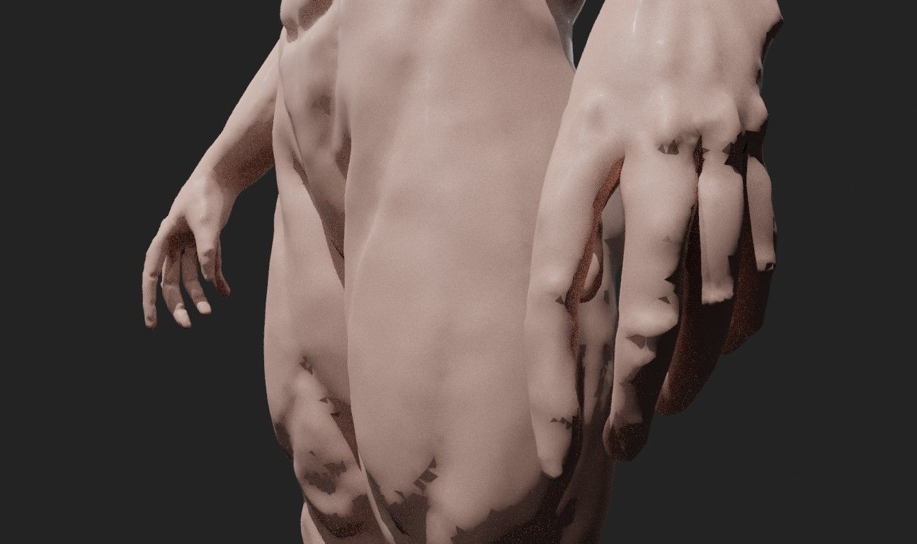 Man Muscled - Base Mesh 3D model_13