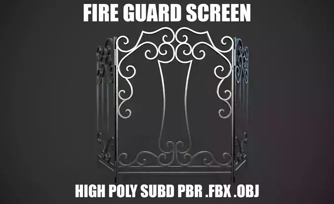 Fireplace Screen Guard 