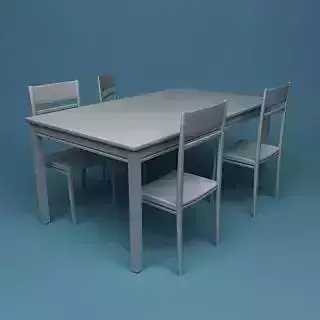 Furniture Desk With Chairs