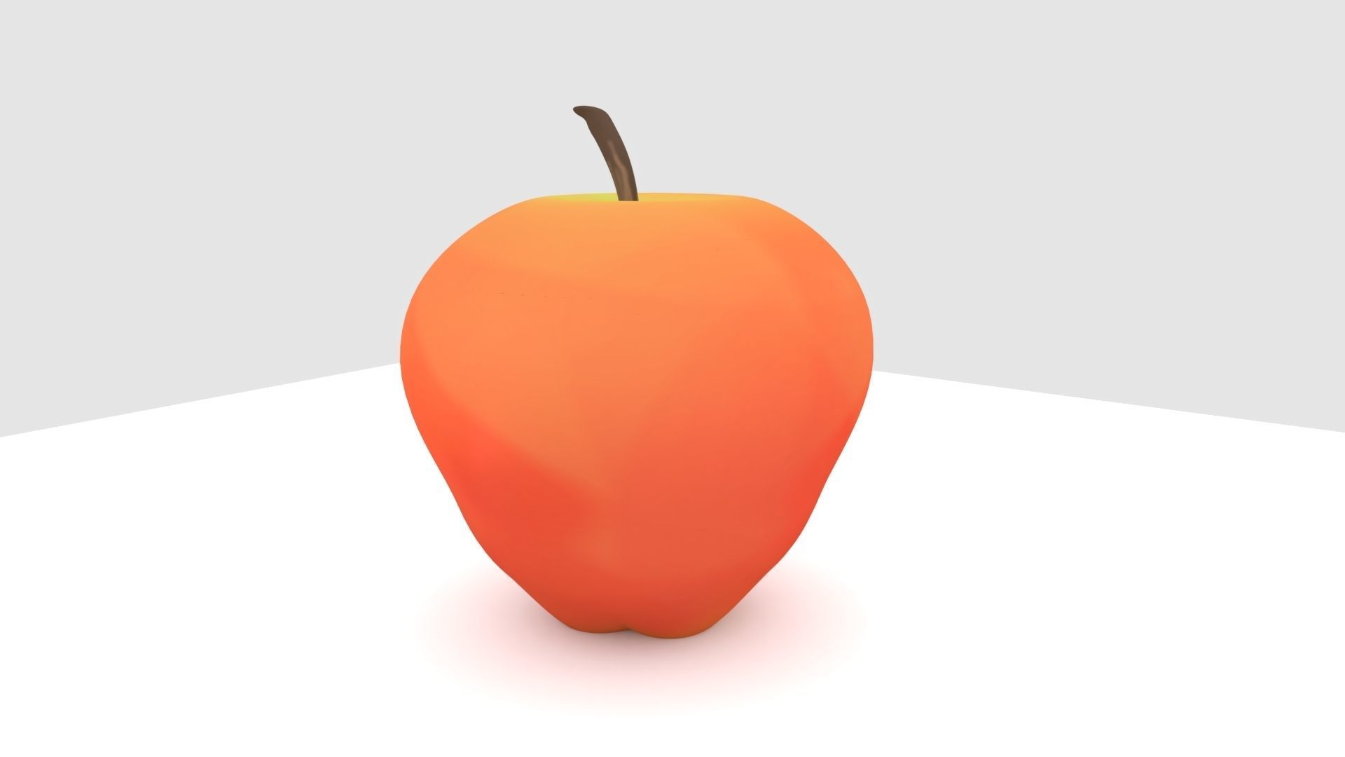 Apple mango 3D model_1