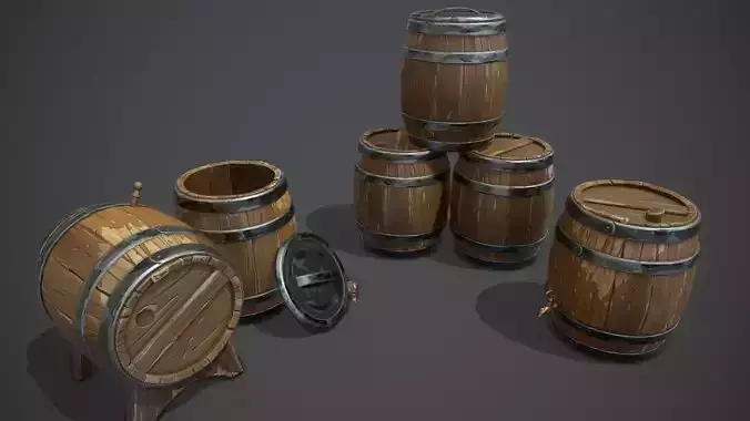 Stylized Barrel Keg Kit 