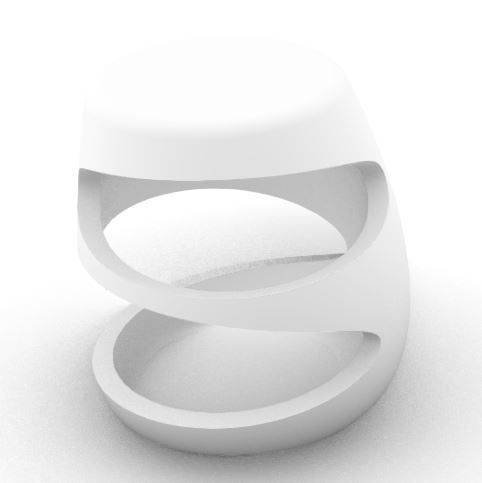 candle swivel ring 3D model_2