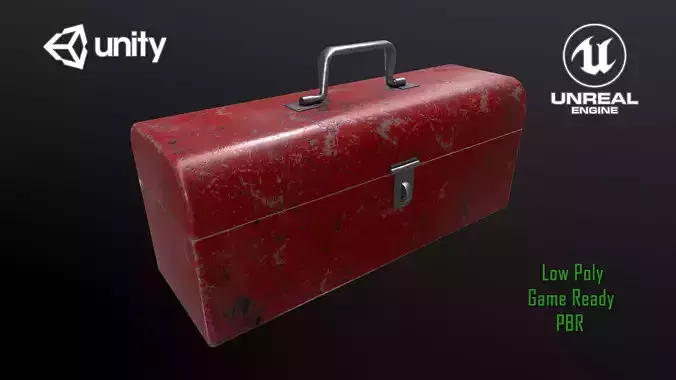 Old Red Toolbox