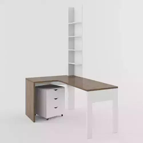 Table with curbstone 3D model