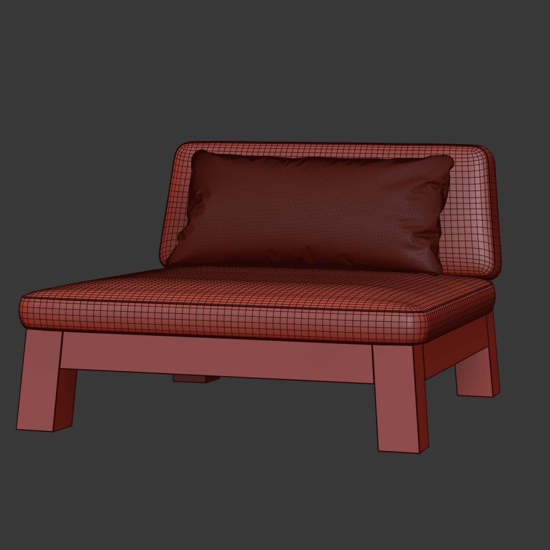 Gijs Chair by Piet Boon  3D model_4