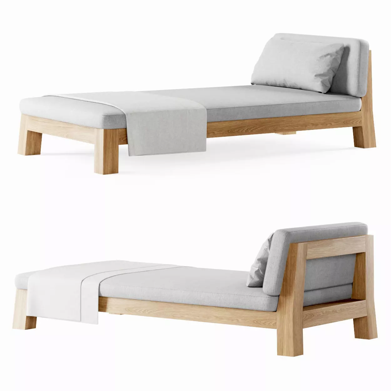Gijs daybed by Piet Boon  3D model_0