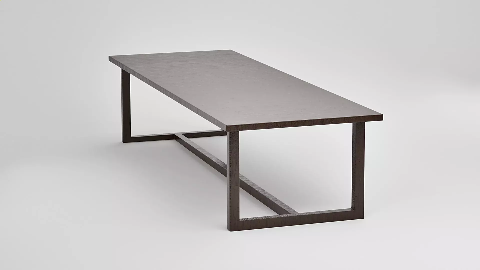 Wooden Table 3D model_0