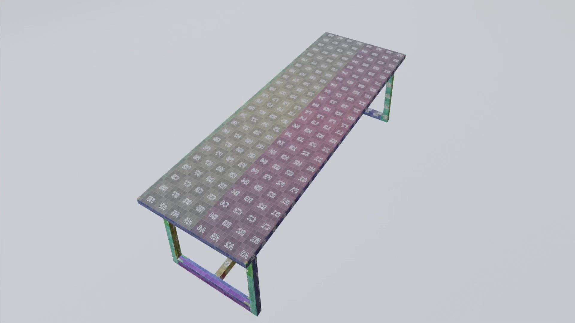 Wooden Table 3D model_19