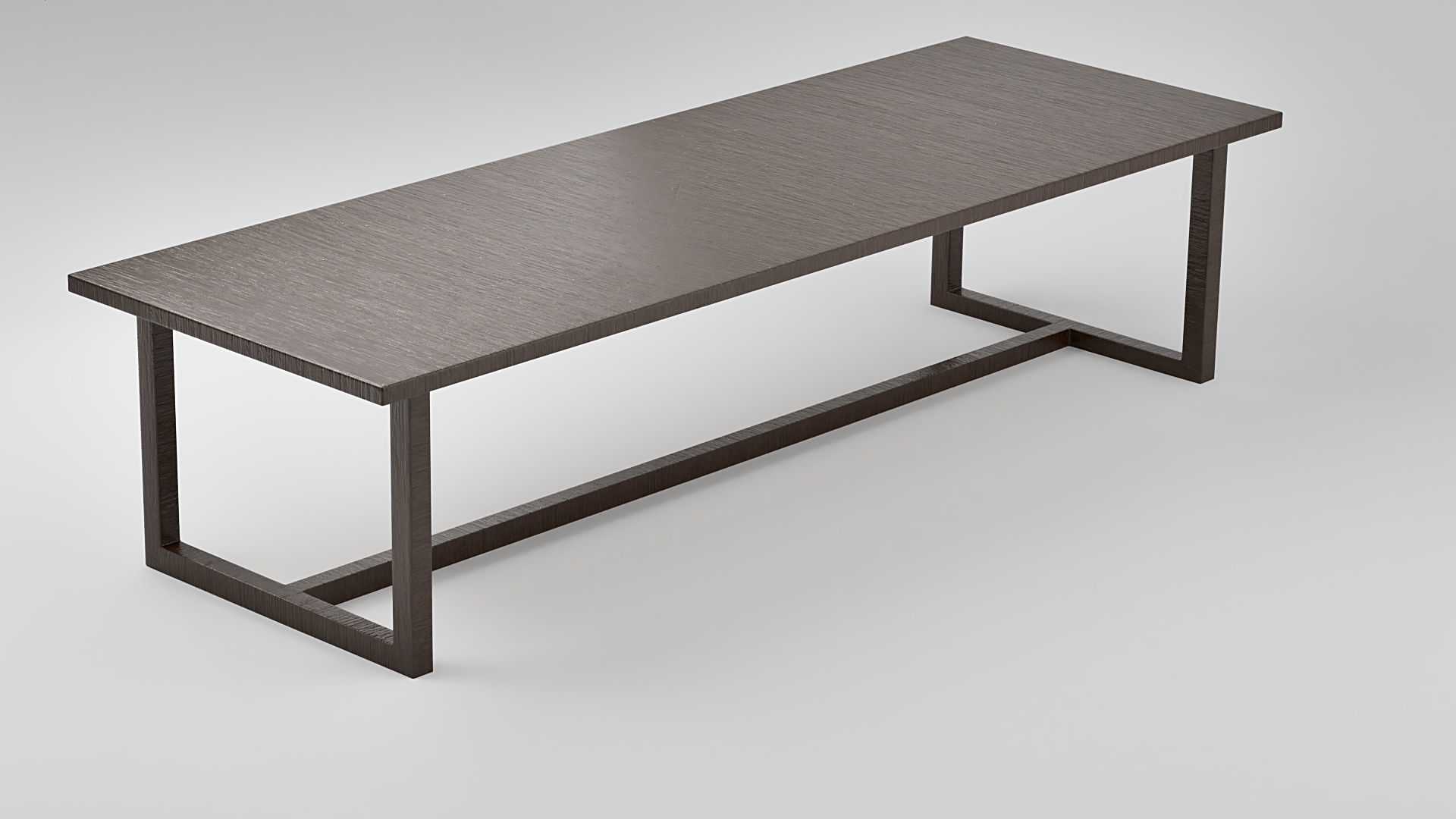 Wooden Table 3D model_5