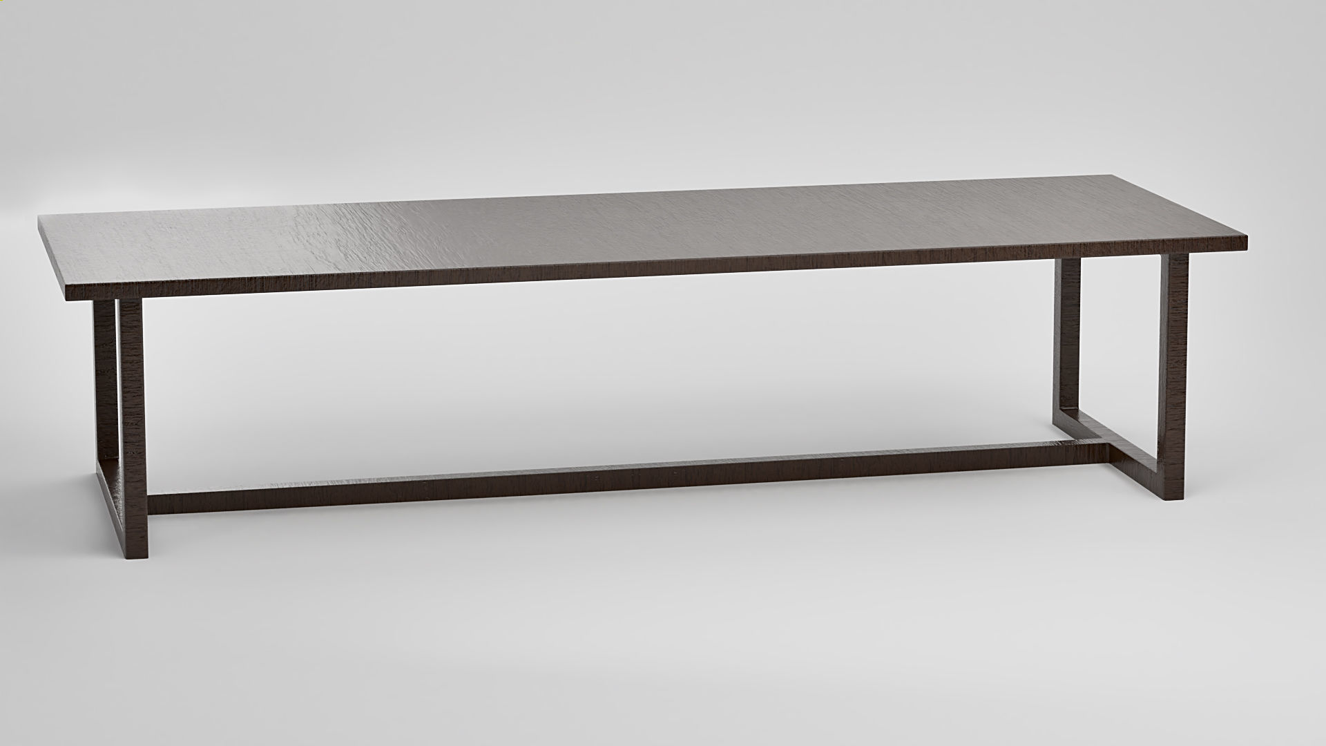 Wooden Table 3D model_1