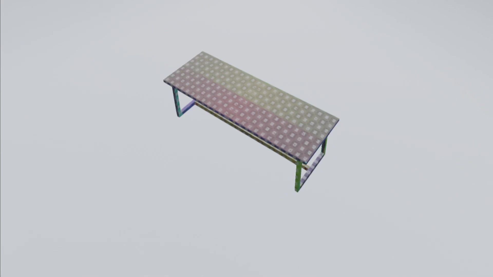 Wooden Table 3D model_18