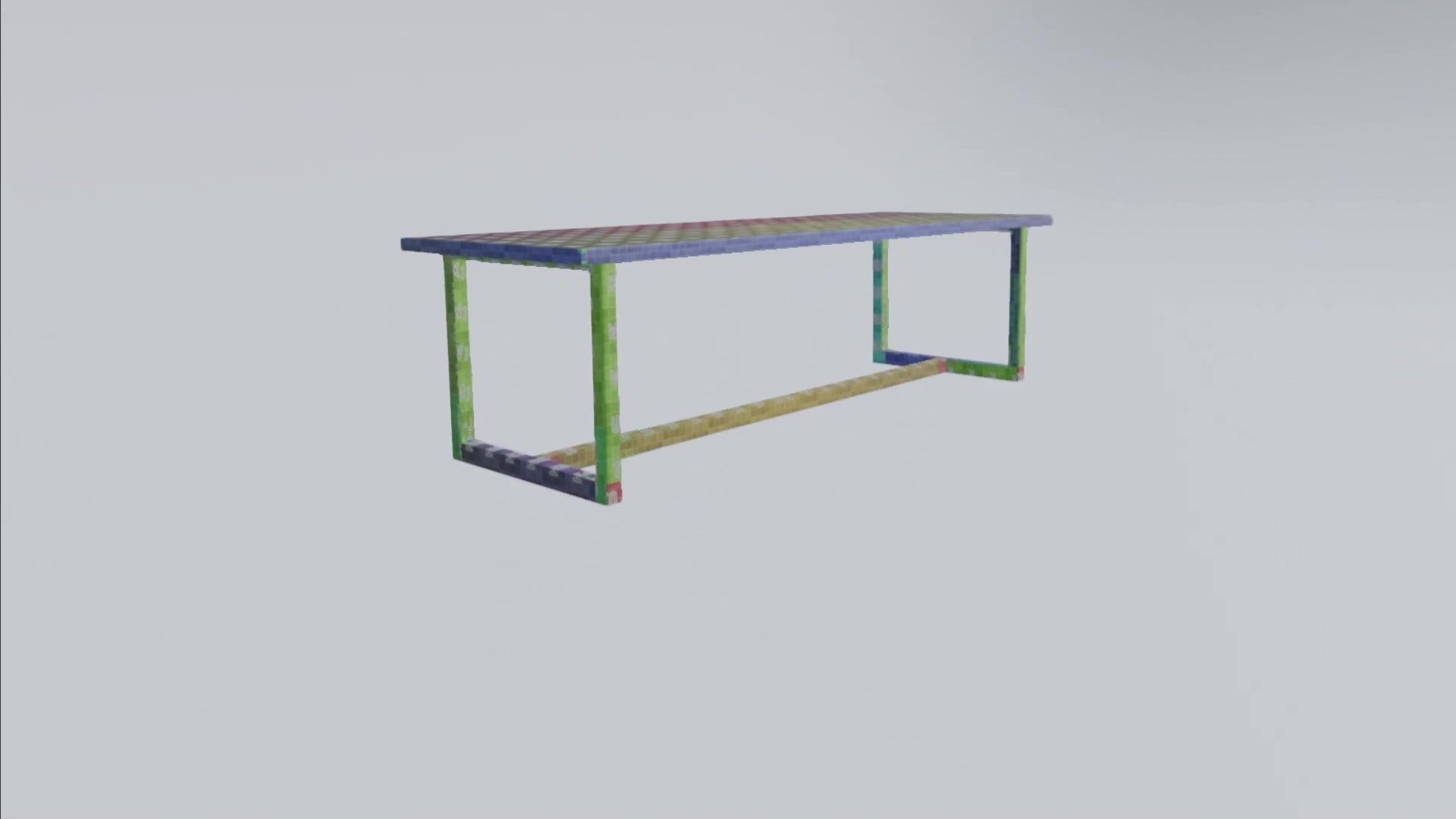 Wooden Table 3D model_23