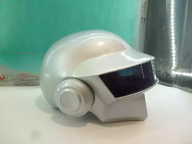 daft punk helmet  stl cosplay high poly model 3D print model
