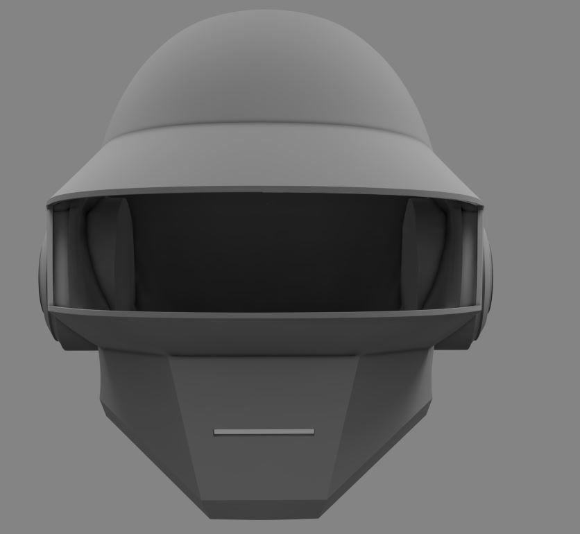 daft punk helmet  stl cosplay high poly model 3D print model_11