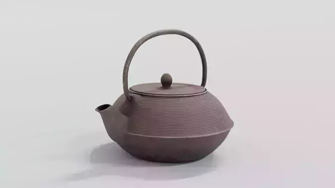 Japanese Teapot 2 3D model