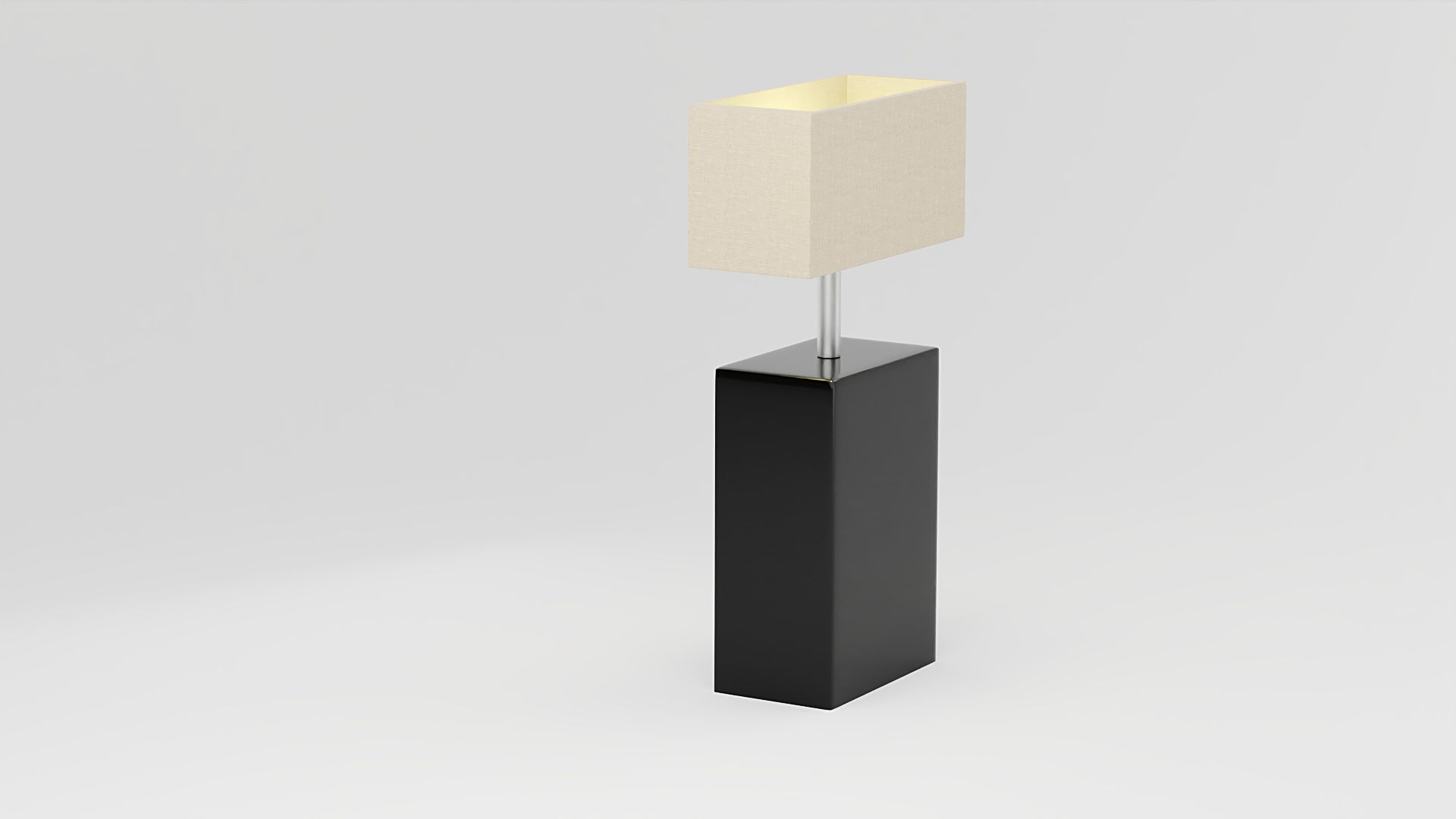 Modern Porcelain Lamp 3D model_1