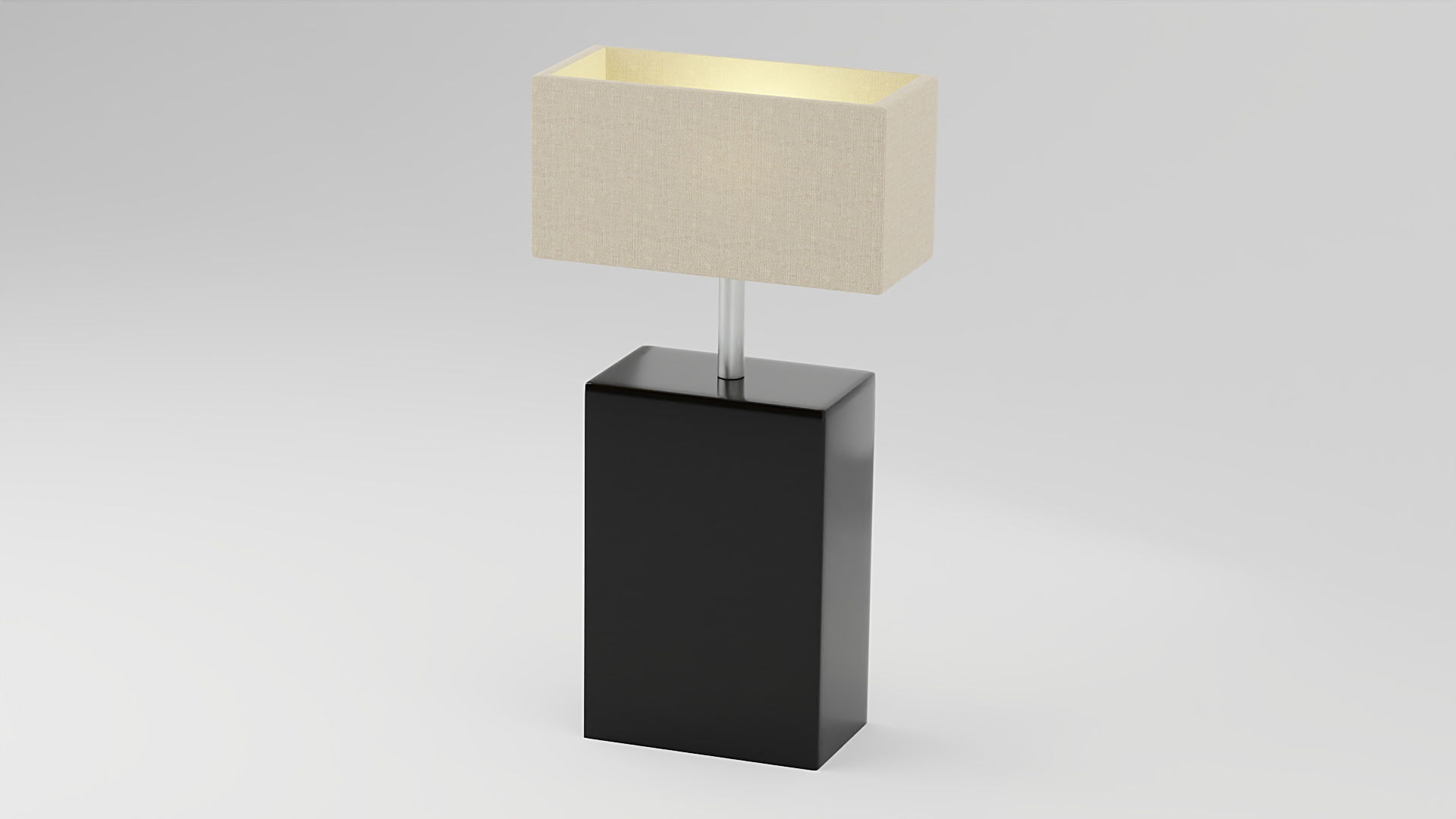 Modern Porcelain Lamp 3D model_9