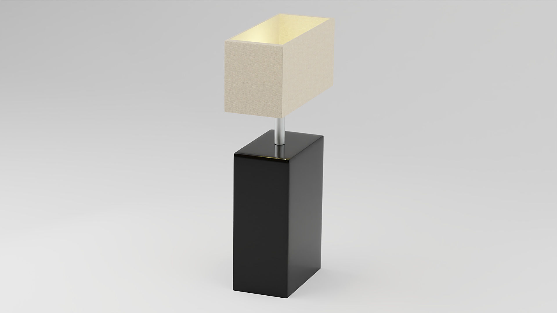 Modern Porcelain Lamp 3D model_8
