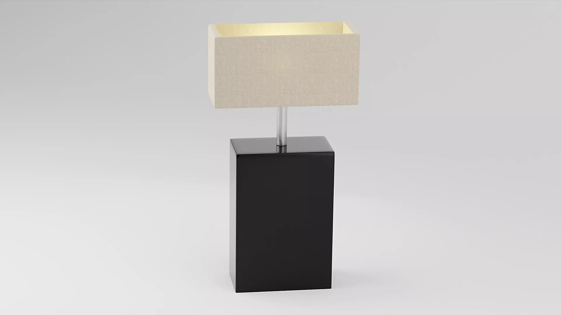Modern Porcelain Lamp 3D model_0
