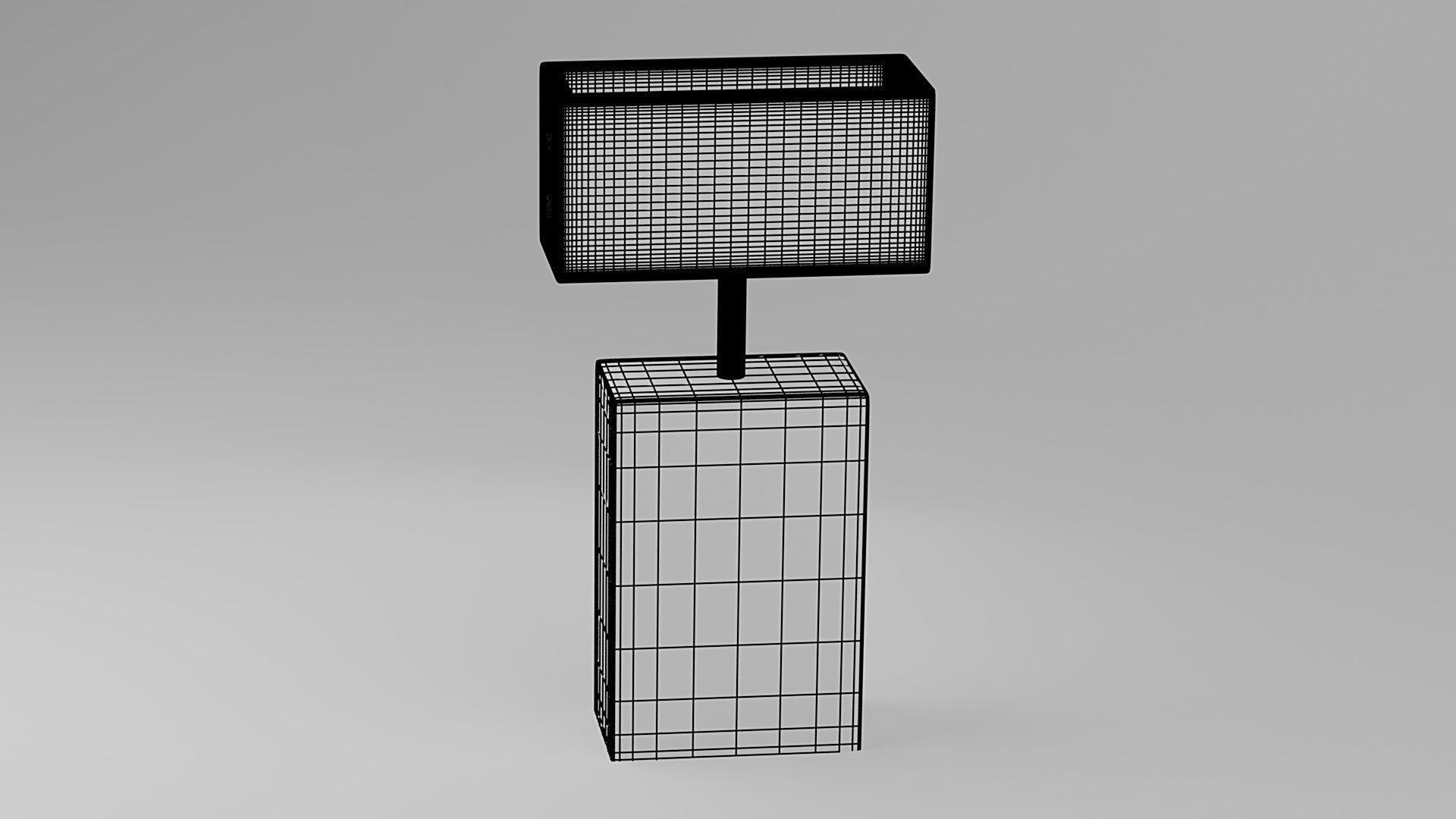 Modern Porcelain Lamp 3D model_17