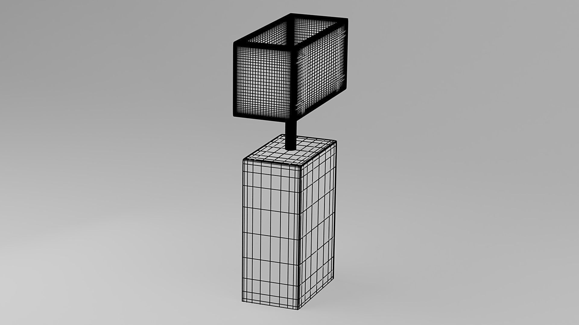 Modern Porcelain Lamp 3D model_18