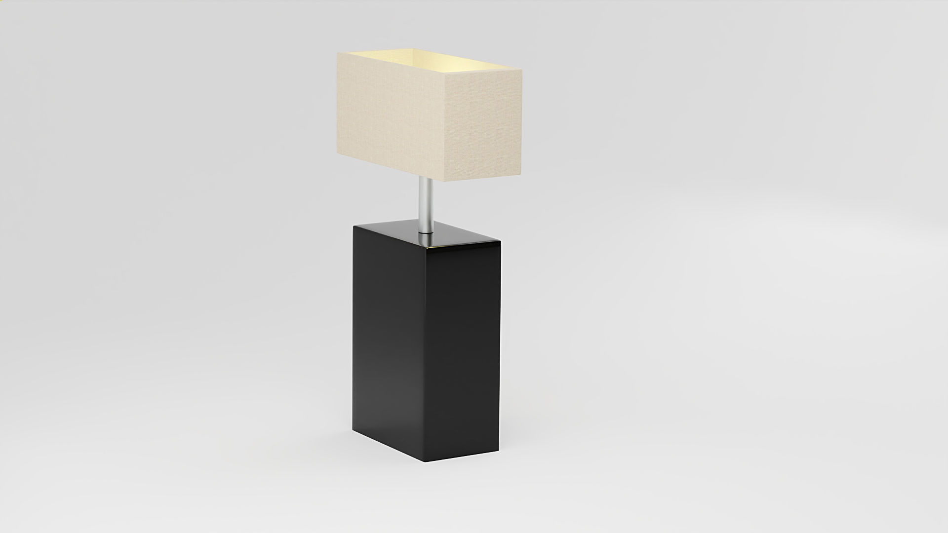 Modern Porcelain Lamp 3D model_2