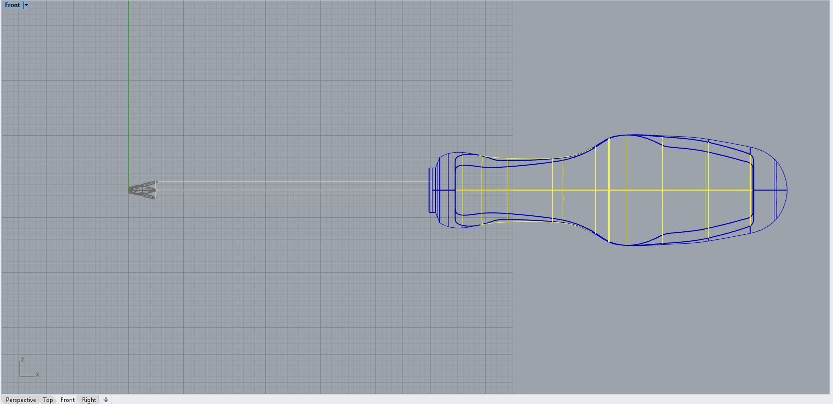 3d modeled screwdriver  3D model_7