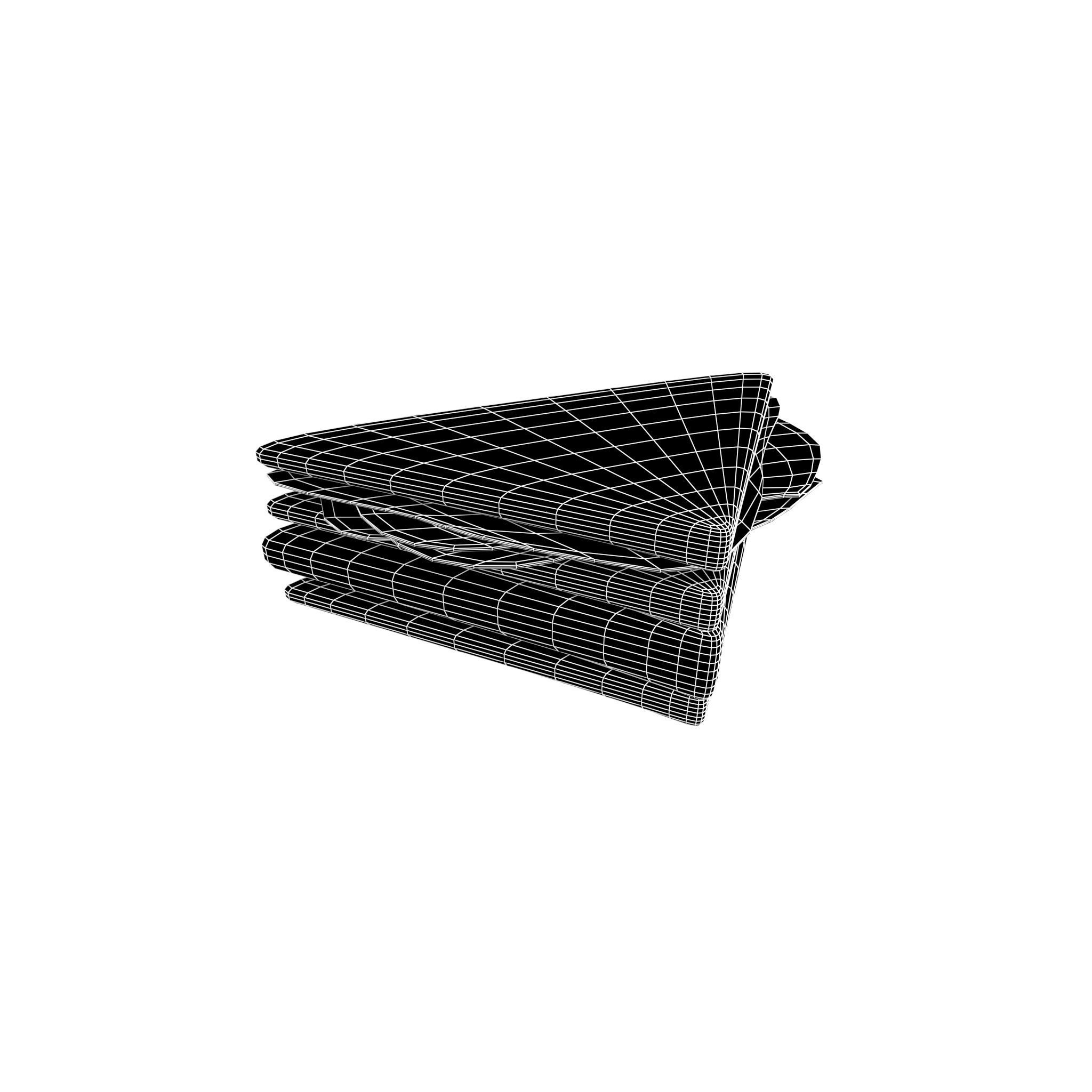 Sandwich v1 001 Low-poly 3D model_4