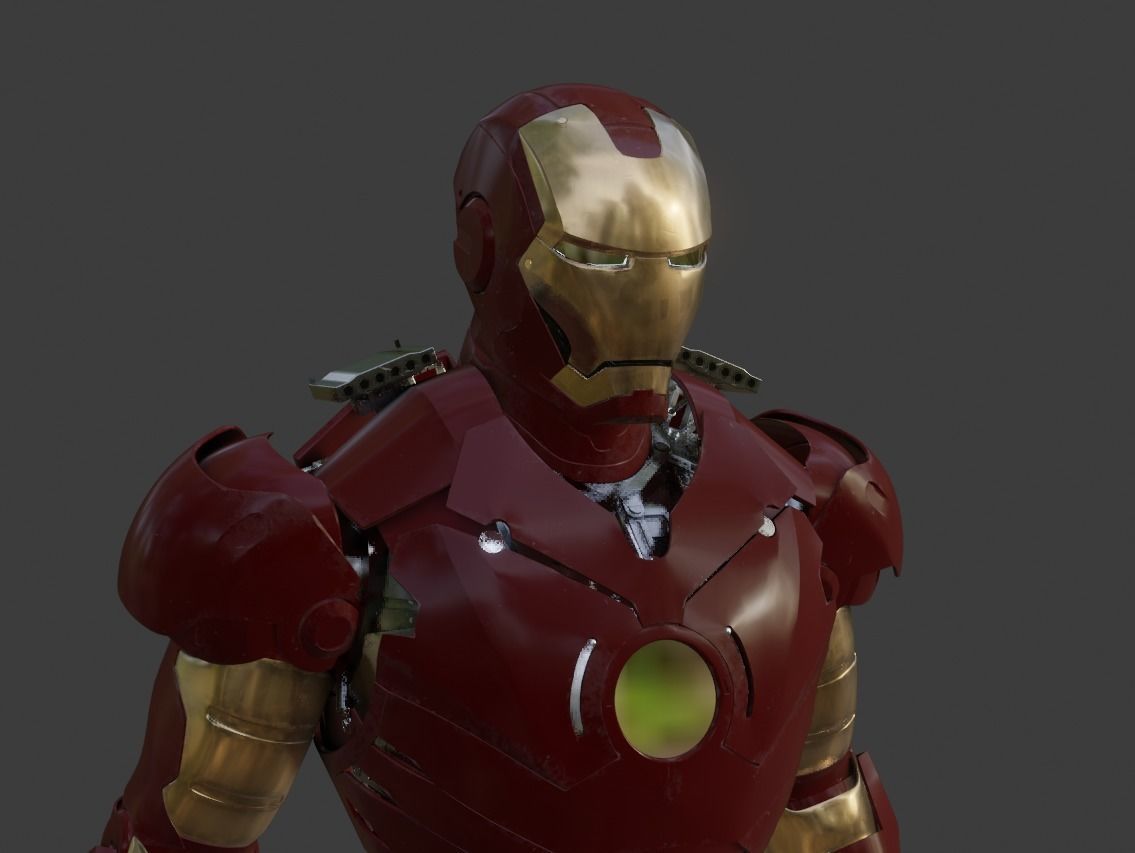 IronMan Suit MK3 3D model_1