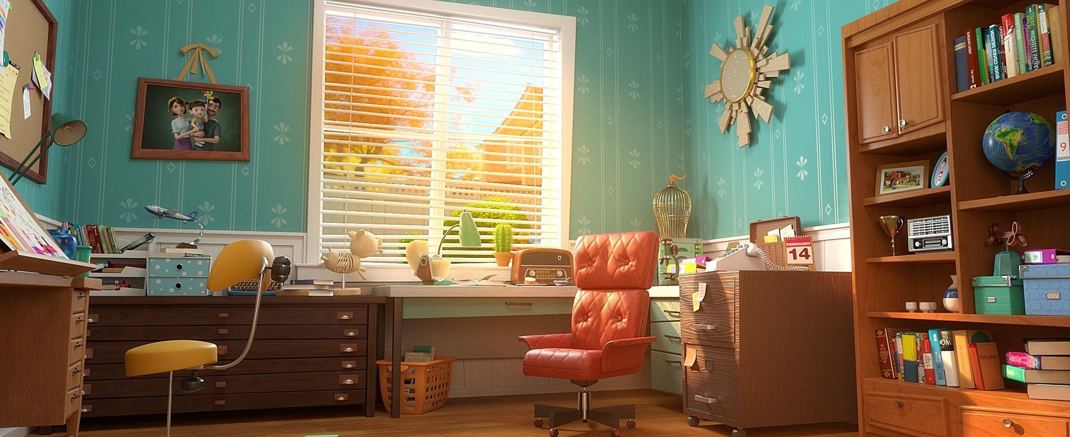 Cartoon Room Interior Full Version 3D model_75
