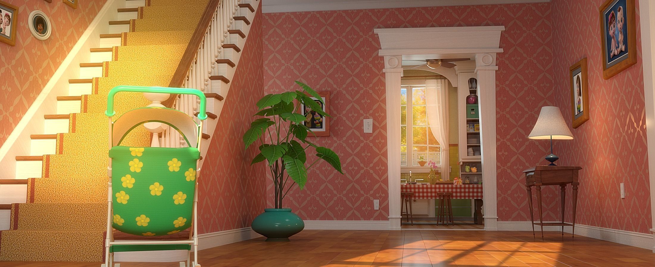 Cartoon Room Interior Full Version 3D model_53