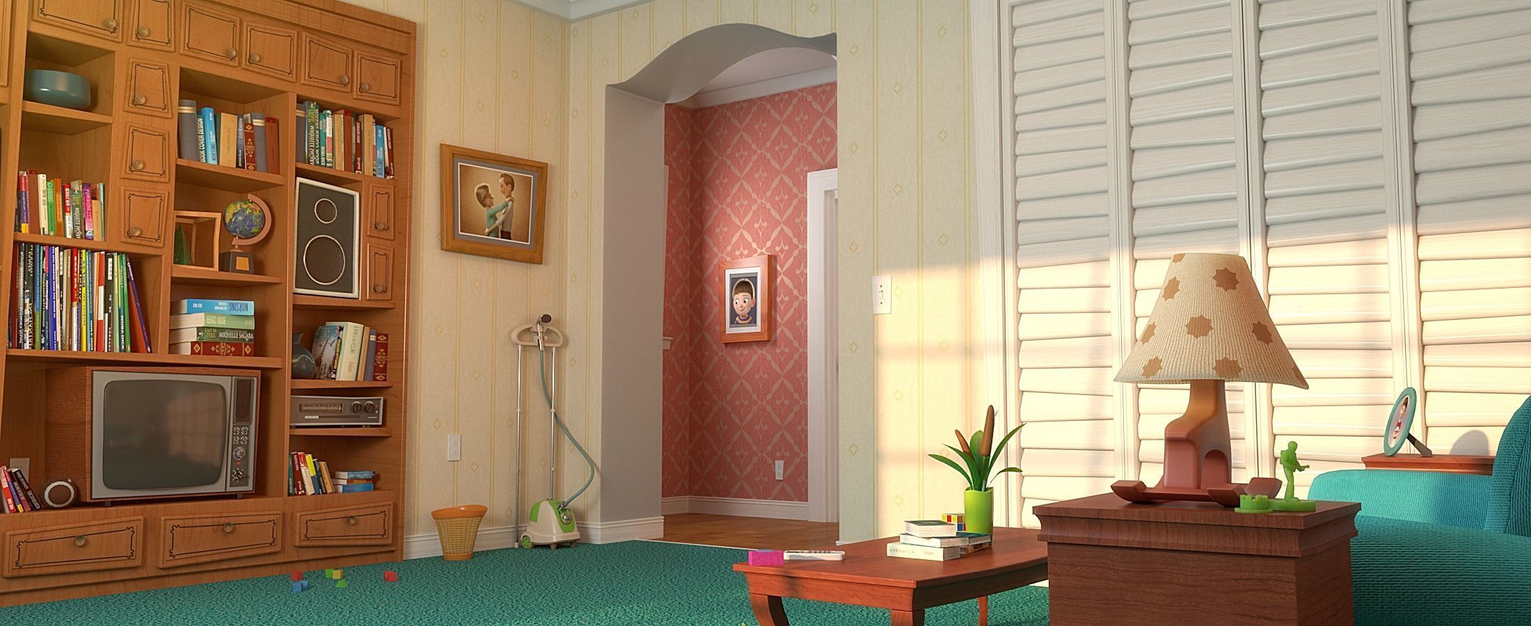 Cartoon Room Interior Full Version 3D model_70