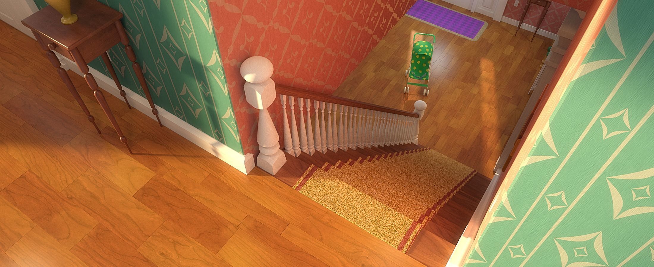 Cartoon Room Interior Full Version 3D model_45