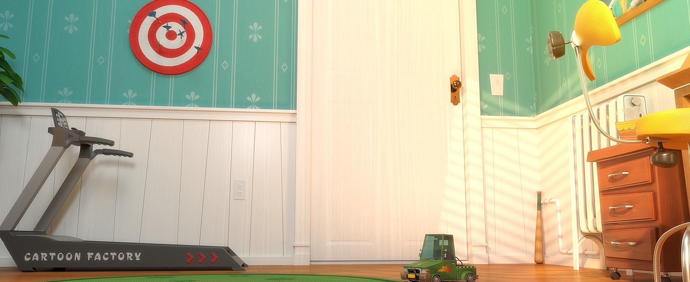 Cartoon Room Interior Full Version 3D model_71