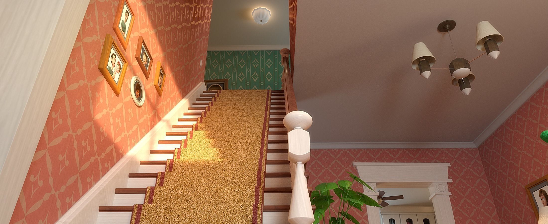 Cartoon Room Interior Full Version 3D model_55