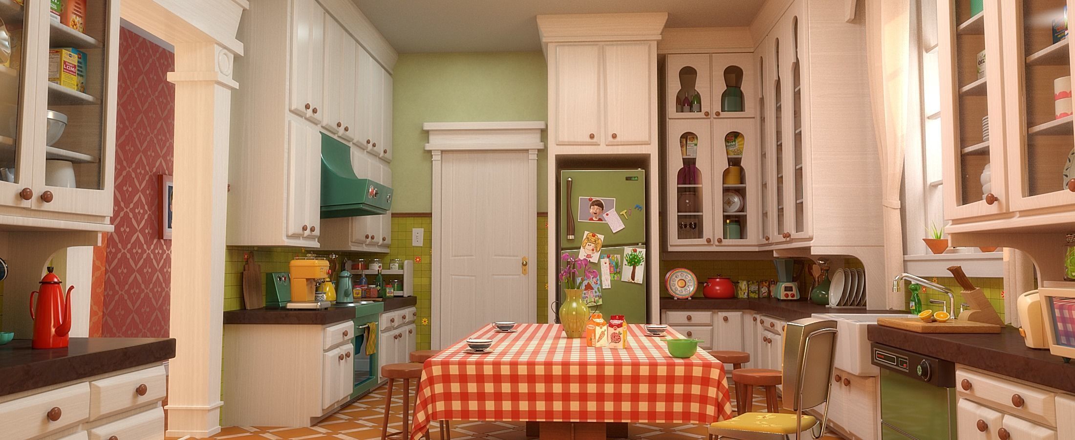 Cartoon Room Interior Full Version 3D model_8