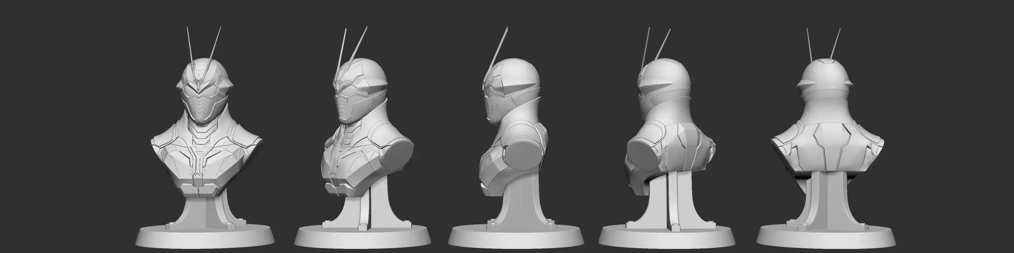 KAMEN RIDER ZRRO ONE BUST SIC 3D print model_0