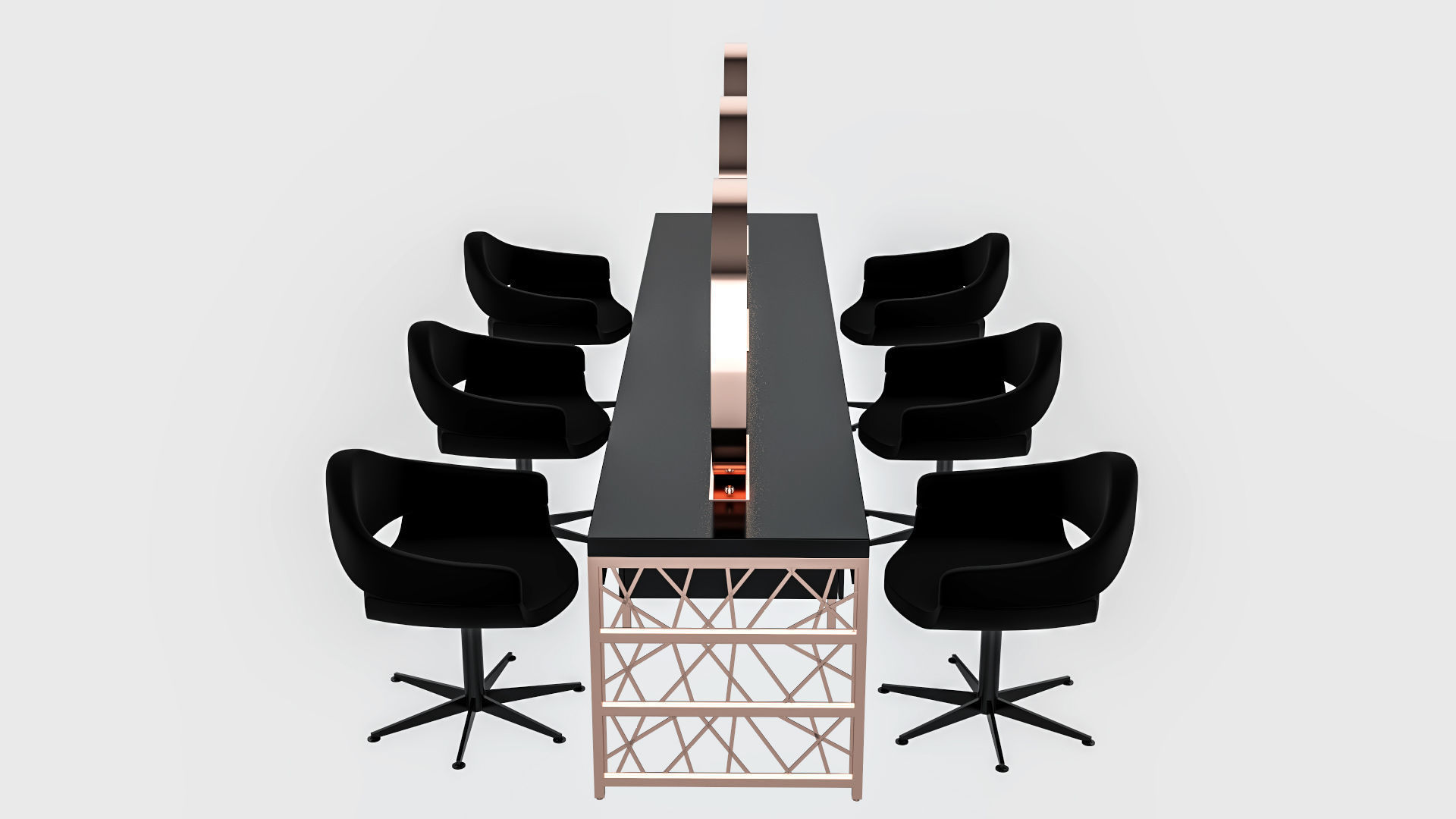 hair table copper 3D model_25