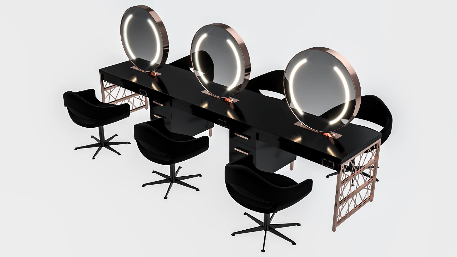 hair table copper 3D model_95