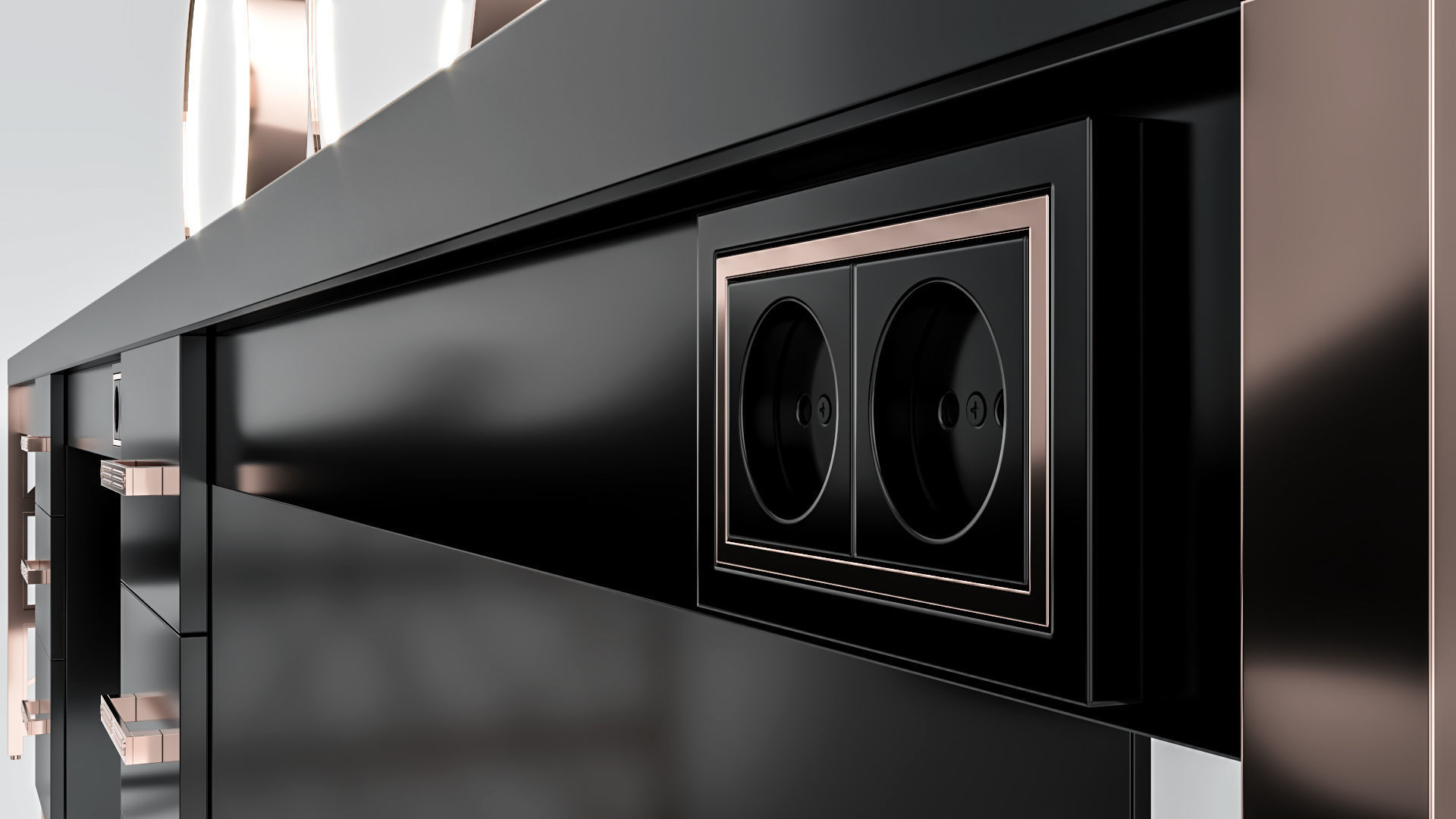 hair table copper 3D model_33