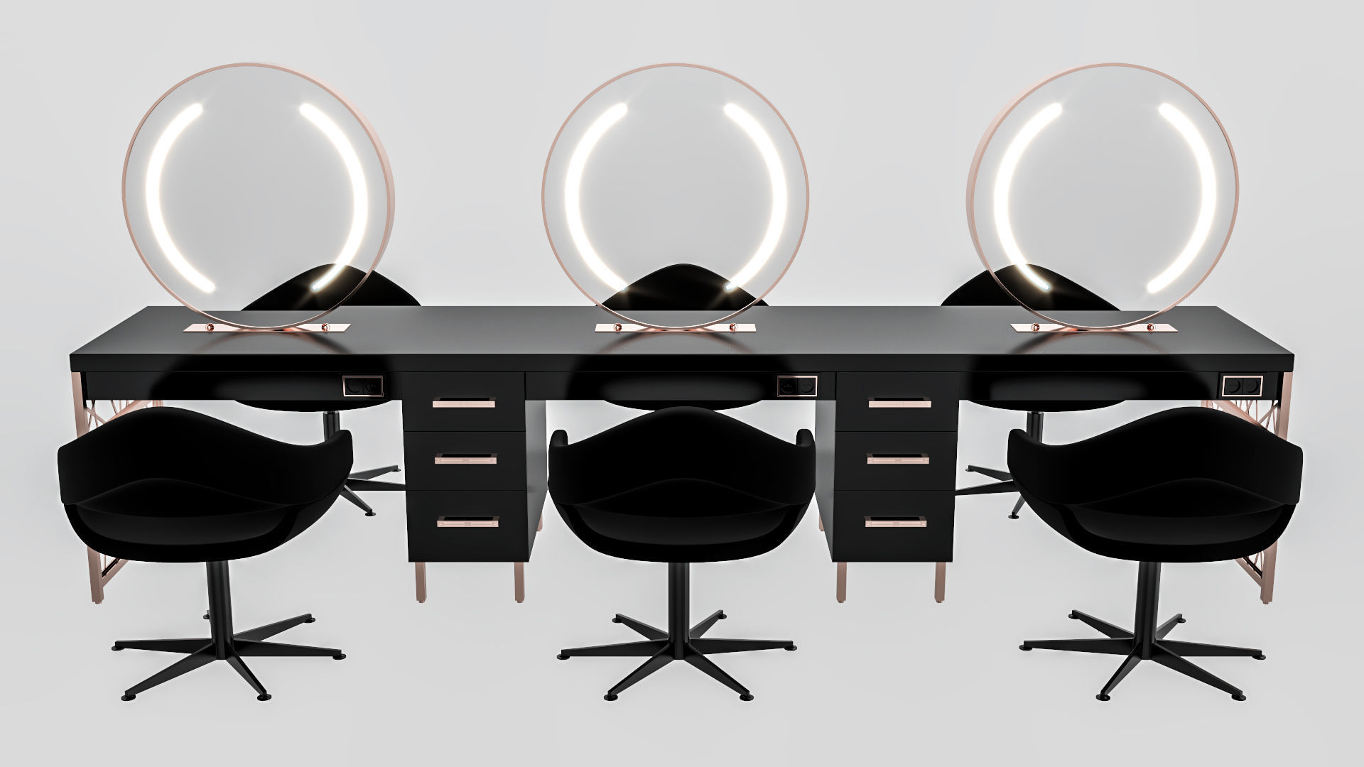 hair table copper 3D model_58