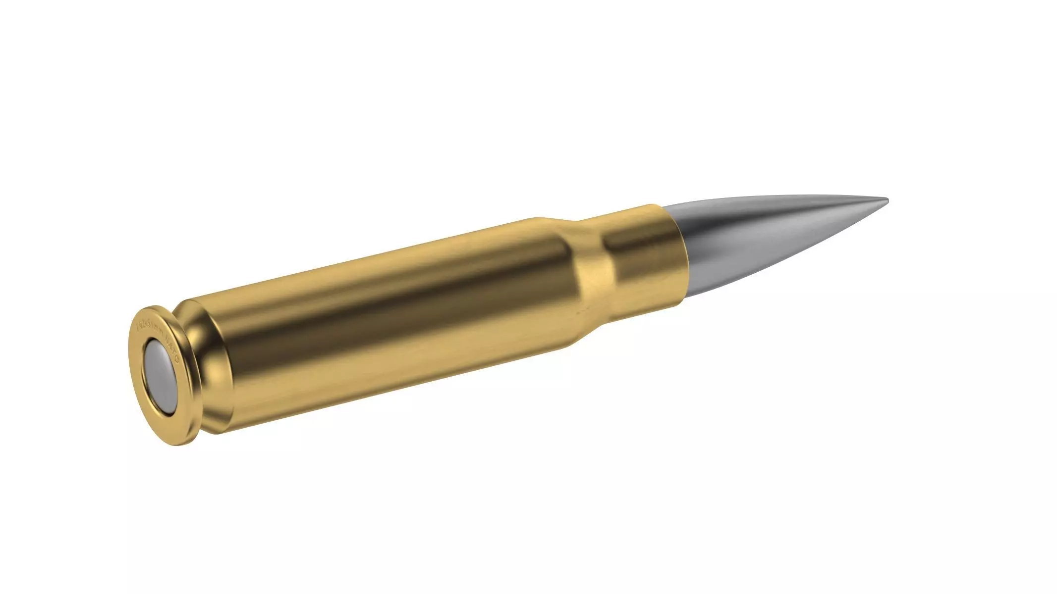 Bullet 762x51mm NATO 3D model_0