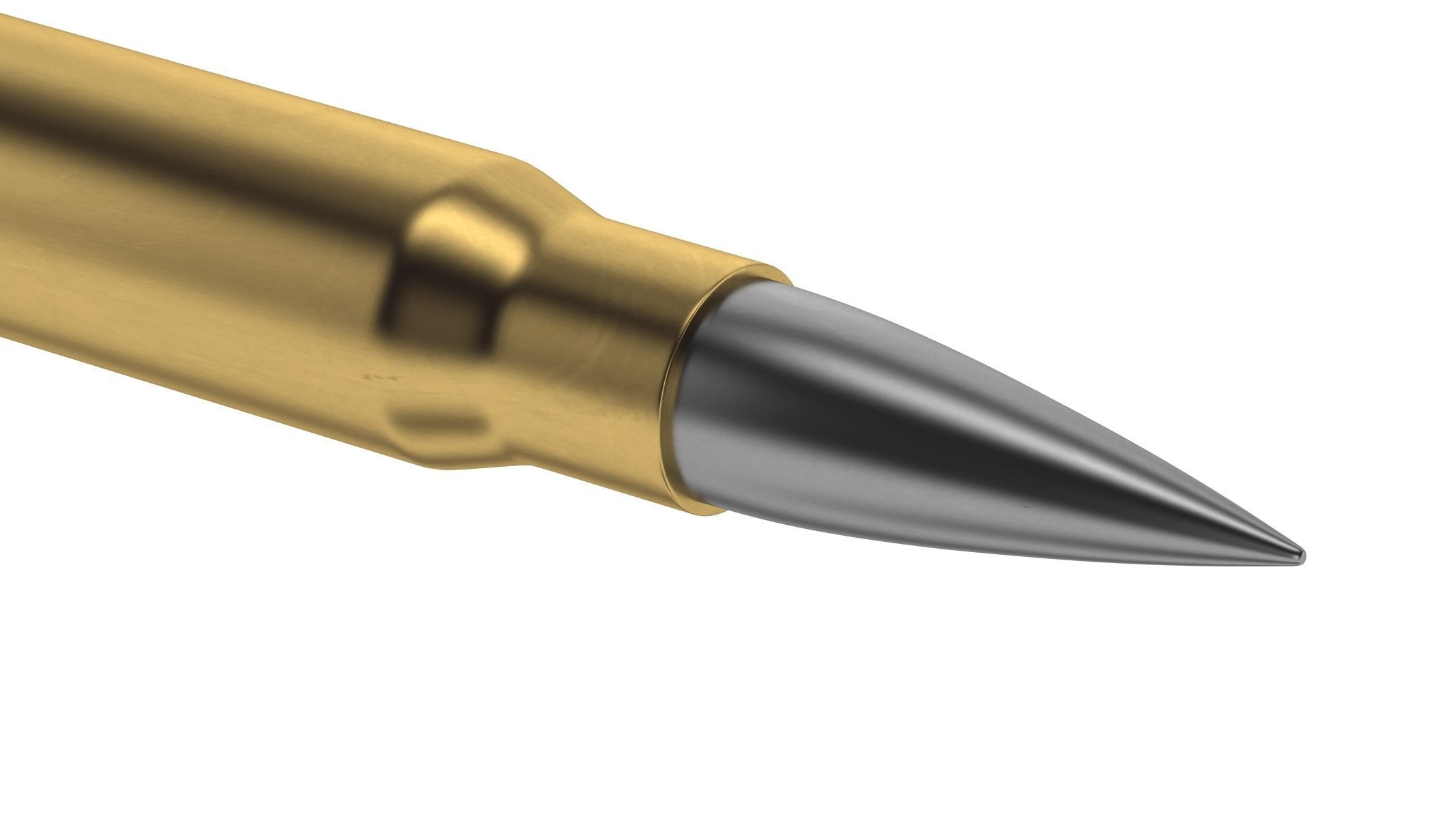 Bullet 762x51mm NATO 3D model_3