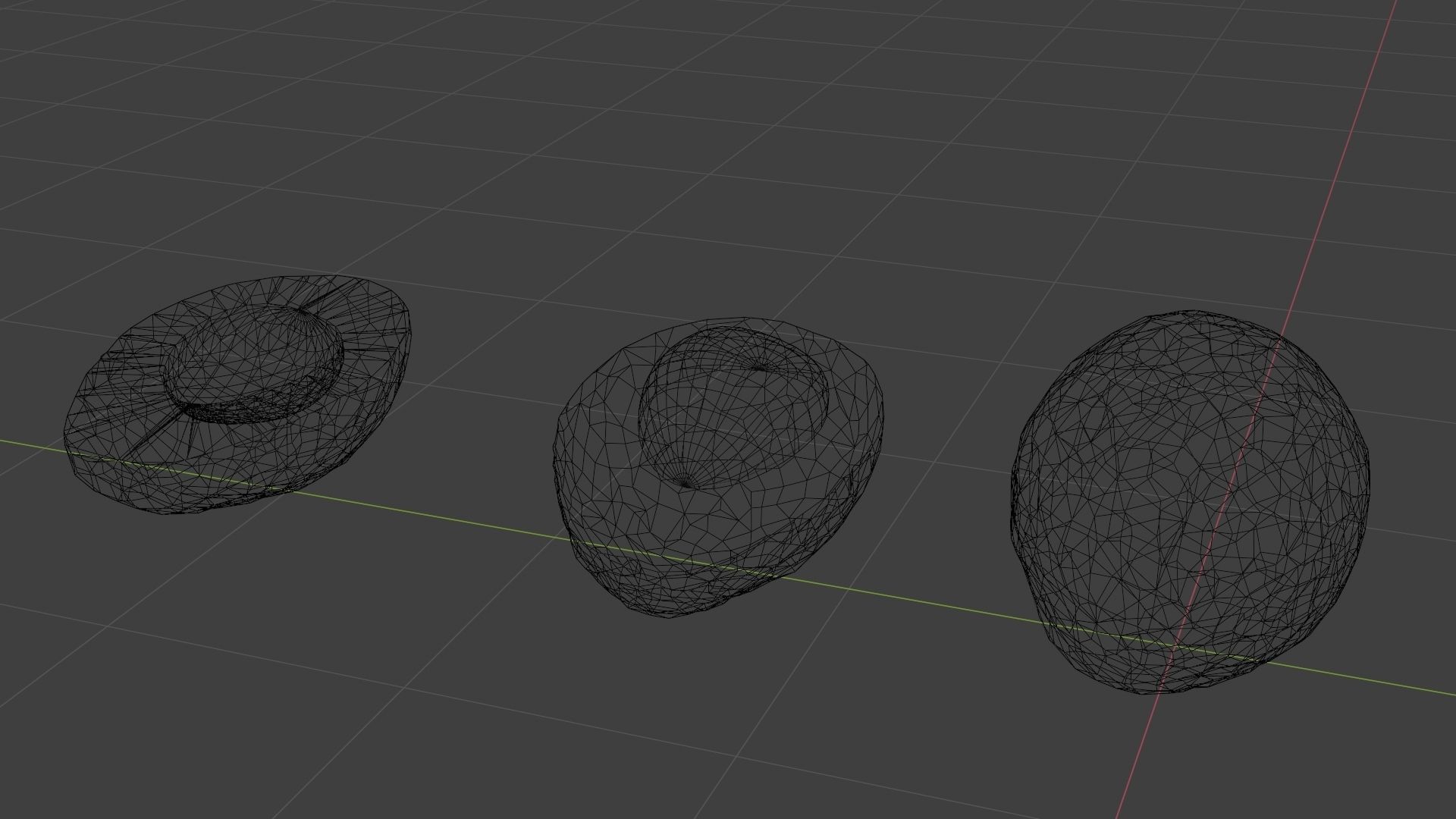 Avocado Low-poly 3D model_33