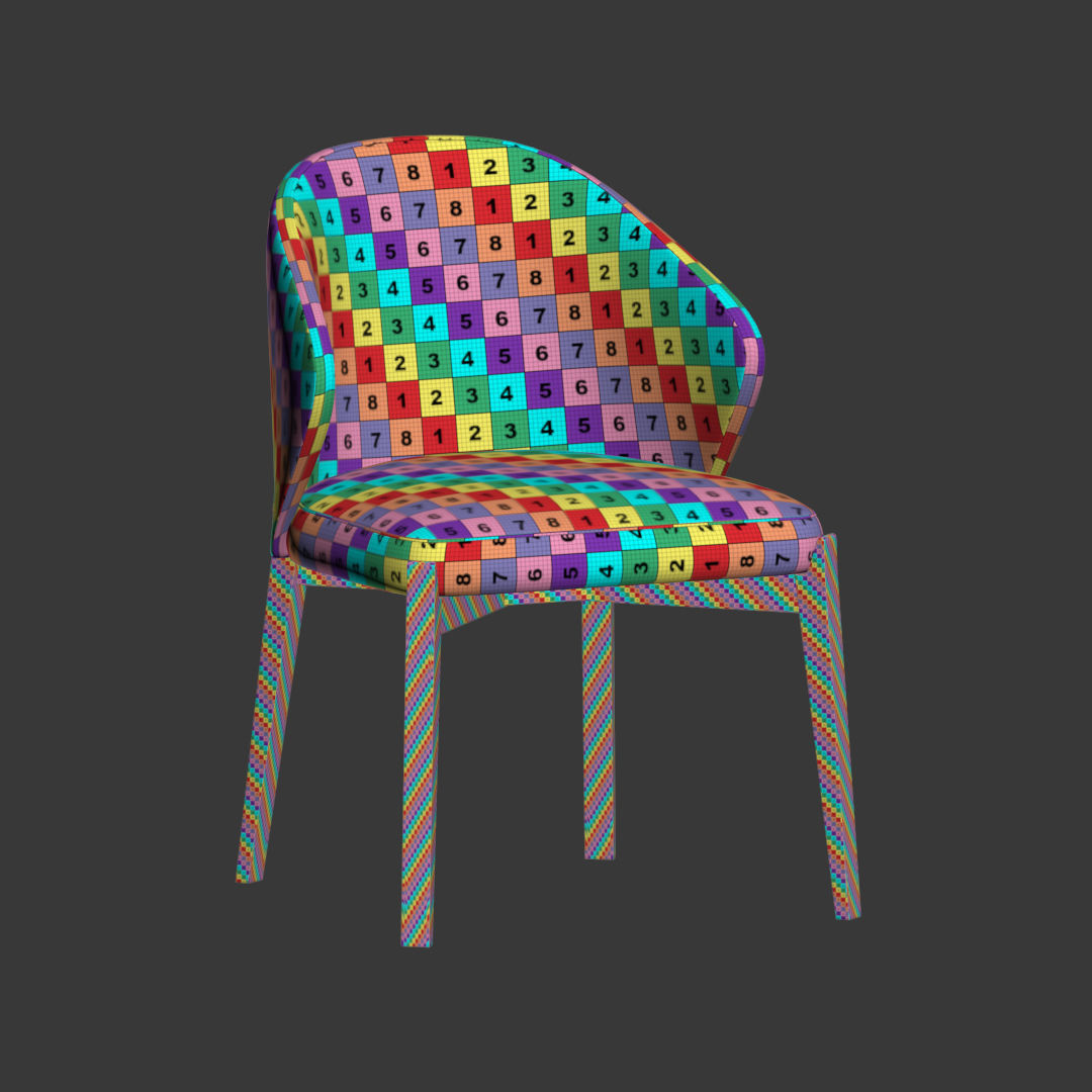 Dining Set 17 3D model_4