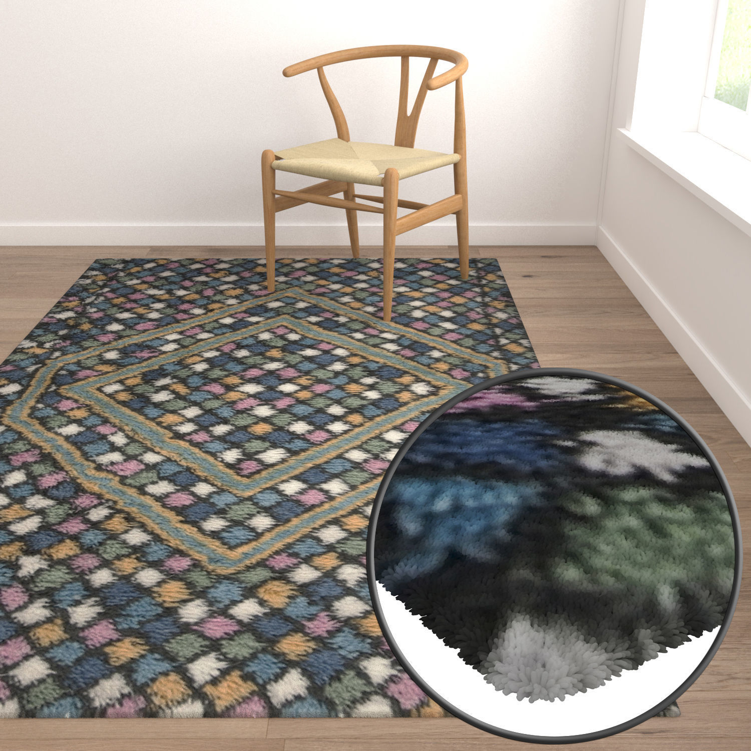 Rug Set 2351 3D model_5